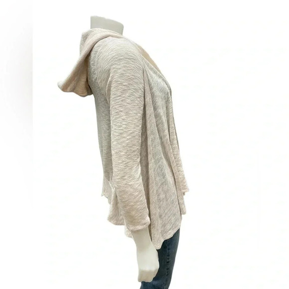 Dolan Anthropologie Open Cream Cardigan Hoodie  Size XS - Picture 3 of 8